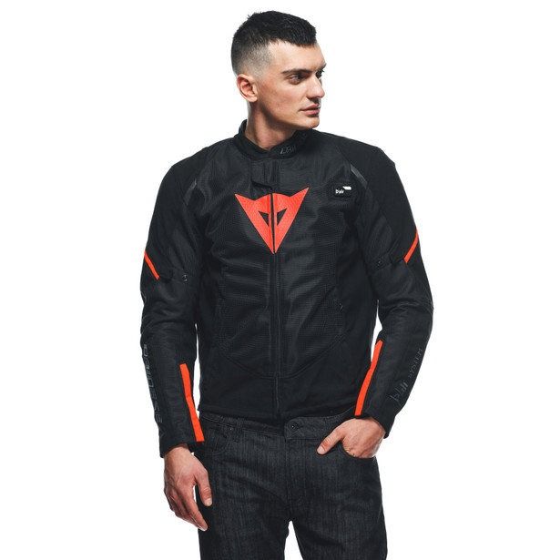 Dainese Smart Jacket LS Sport Black/Fluo-Red : Delivery in 5 days